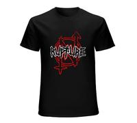 Rupture Black Hardcore Punk - Camiseta de algodón para hombre, color negro, Negro , XL
