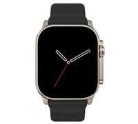 RUQIU 2024 NUEVA pantalla AMOLED IWO Ultra 8 HK8 PRO MAX Reloj inteligente de 49 mm, serie 8, pantalla de 2.2 pulgadas, brújula NFC Rtae de alta actualización para Android iOS (negro plateado)