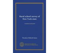 Rural school survey of New York state: vocational education