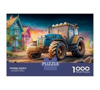Rural Tractor Scene Puzzle De 1000 Piezas - Obra Rural Fantasía Desconexión Digital - Cartón Reciclado 52x38cm/1000pcs