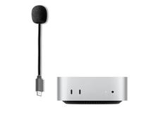 Rurararu Micrófono USB C para Mac mini M4 compatible con MacBook Pro/Air, computadora de escritorio tipo C Boom MIC