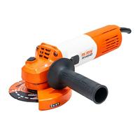 RURIS Amoladora angular eléctrica RA1050 1050W, disco de 125 mm, 11000 rpm, sistema Power Off, herramienta versátil para corte y pulido de metal, hormigón, piedra, madera