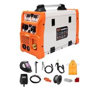 RURIS - Estación de soldadura inversor AS200FULL 200A - MIG/MAG sin gas, LIFT TIG, MMA - 230 V, 60% Duty Cycle, Ø Alambre 0,8-1 mm, Ø electrodos 2,5-4 mm, kit completo incluido