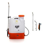 RURIS POWER FOR NATURE Pulverizador eléctrico RS 1800, depósito 18L, batería 12V 8Ah, Lanza telescópica de Metal, autonomía 4h, presión 0,2-0,4 MPa, arnés ergonómico
