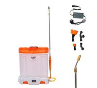 RURIS Rociador Eléctrico RSE 1400S - Tanque 14L, Batería 12V 8Ah, Lanza Telescópica Metal, Presión 6 Bares, Función de Mezcla Automática, Accesorios Múltiples