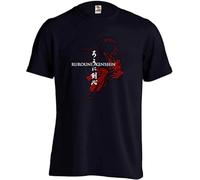 Rurouni Kenshin Shounen Anime Mens T-Shirt tee Kenshin Himura Size L
