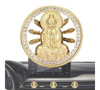 Rurunklee Ambientador de coche con clips para salida de aire para coche, difusor de fragancia de Buda milmanario, difusor de aromaterapia para el día de San Valentín