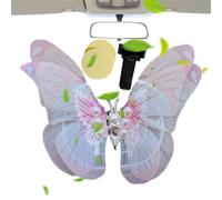 Rurunklee Clips de ventilación de coche, difusor de mariposa,Difusor de de coche con clips de mariposa para rejilla de ventilación - Clip de salida de aire de perfume de coche reutilizable,