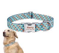 Rurunklee Collar para perro ajustable, cómodo, ajustable, flexible, collar para mascotas, bonito y colorido, para perros pequeños y medianos