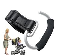 Rurunklee Ganchos de cochecito para bolsas de pañales,Gancho de bolsa de cochecito - Organizador portátil de percha de bolsa de cochecito | Correas de cochecito versátiles, accesorios para cochecito