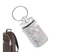 Rurunklee Llavero pastillero, pastillero pequeño, organizador de píldoras impermeable, pastillero, pastillero, pastillero para hombres y mujeres, para acampar al aire libre, viajes