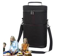 Rurunklee Porta Botellas de Vino, Bolsa de Vino aislada | Bolsa de Vino aislada portátil, Bolsa de Transporte de Vino para Fiestas, Viajes, Restaurante, Ver descripción, Ver descripción