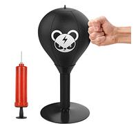 Rurunklee Punching Ball de escritorio Ventosa Extra-Fuerte para aliviar el estrés Punching-Ball con bomba