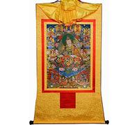 RURUR Imagen de Rollo de Seda, Pintura Colgante de Rollo, Pintura de Rollo de Seda, Thangka Tibetano, Thangka de Budismo Tibetano tántrico Ocho Formas de(Unique Colour,Medium(62cm*47cm))