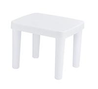 RURUR Reposapiés de plástico, escalones for Caravana, reposapiés for el hogar, Taburete bajo Antideslizante, Muebles multifuncionales Blancos.