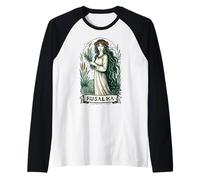 Rusalka Espíritu eslavo Pagano Mito Agua NINFA Arte Camiseta Manga Raglan