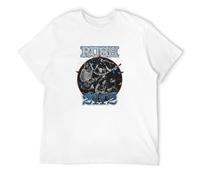 Rush 2112 Live Band Image Men's T-Shirt Unisex White Men Tees M