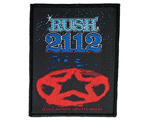 RUSH 2112 - Parche con licencia oficial para la cinta de culto, tejido y con licencia.