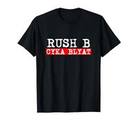 Rush B Cyka Blyat Juego Para Un Regalo Ruso Jugador Camiseta