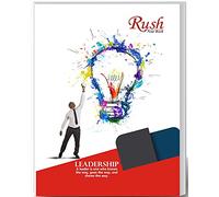 Rush - Cuaderno escolar de 180 páginas (4 unidades), cuadriculado, tamaño King, para estudiantes, cuadriculado, para matemáticas, 24 x 18 cm