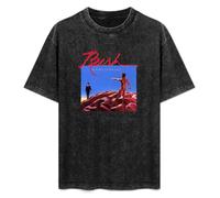 Rush Hemispheres Brain Album Cover Art Men's T-Shirt Unisex Black Cotton Print tee Shirts XL