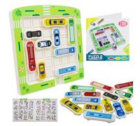 Rush Hour Juegos Juego de Lógica de Coche con 750 Niveles Laberinto Juego de Mesa Niños Juegos Educativos de tráfico Niños para Niñose de 3, 4, 5, 6, 7,8, 9 y 10 Años