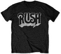 Rush 'Logo' (Negro) Camiseta - ¡NUEVO Y OFICIAL