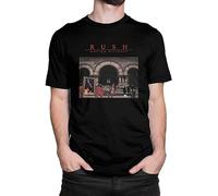 Rush Moving Pictures - Camiseta deportiva de algodón de manga corta para hombre, Negro , M