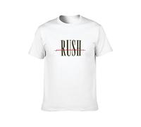Rush Permanent Waves Rock Tour Merch Geddy Lee Tom Sawyer Men's T-Shirt Unisex White Men Tees L
