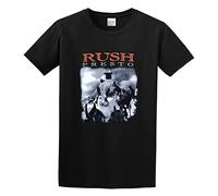Rush - Presto Cover 100% Geddy Lee Prog Rock Alex Lifeson T-Shirt Black 3XL