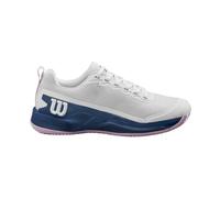 Rush Pro 4.5 Zapatillas de Tenis para Tierra Batida, Mujer, Talla 40 2/3, Blanco/Azul/Rosa (White/Ensign Blue/Pirouette)