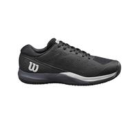Rush Pro Ace Zapatillas de Tenis, Hombre, Talla 41 1/3, Negro/Gris Azulado/Blanco (Black/Ombre Blue/White)