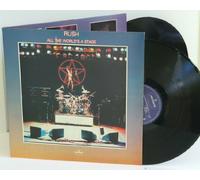 Rush - RUSH all the worlds a stage. First UK press 1976, on Mercury records.