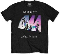 Rush Show of Hands Mens T Shirt Band tee T-Shirt Black XXL