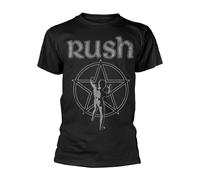 RUSH - STARMAN BLACK T-Shirt Small