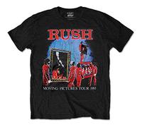 Rush - T-Shirt # M Black Unisex # Moving Pictures Tour