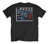 Rush - T-Shirt # S Black Unisex # 1981 Tour