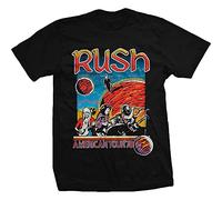 Rush - T-Shirt # S Unisex Black # Us Tour 1978