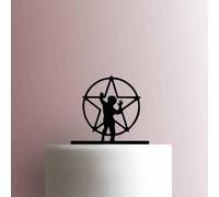 Rush Tribute Project Logo - Decoración acrílica para tartas, 20,3 cm de ancho, color naranja