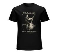 RUSHUI Accept Balls To The Wall UDO Heavy Metal Band Men's Short Sleeve T-Shirt Top Size L