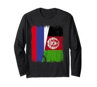 Rusia Afganistán Media Bandera Rusa Afgana Herencia Manga Larga