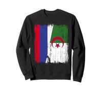 Rusia Argelia Media Bandera Patrimonio Argelino Ruso Sudadera