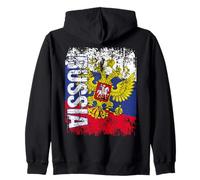 Rusia Bandera | Hombres Mujeres Niños Rusia Sudadera con Capucha