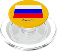 Rusia, Bandera Rusa PopSockets PopGrip para MagSafe