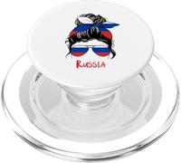 Rusia Chica Rusa Chica Rusia Mujer Bandera PopSockets PopGrip para MagSafe