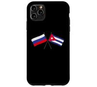 Rusia Cuba Banderas Cruzadas Patrimonio Cubano Ruso Carcasa para iPhone 11 Pro MAX