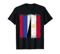 Rusia Egipto Media Bandera Patrimonio Egipcio Ruso Camiseta