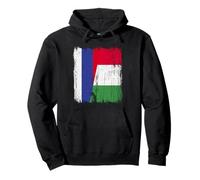 Rusia Italia Media Bandera Orgullo Ruso Italiano Orgullo Sudadera con Capucha