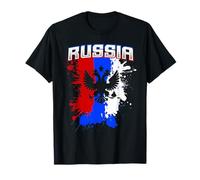 Rusia Regalo Mujeres Men Flaj Moscú Rusia Rusia Camiseta