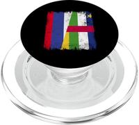Rusia República Centroafricana Media Bandera Raíces Rusas Car PopSockets PopGrip para MagSafe